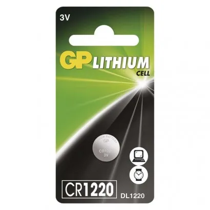 GP Lítium gombelem CR1220 1db/bliszter