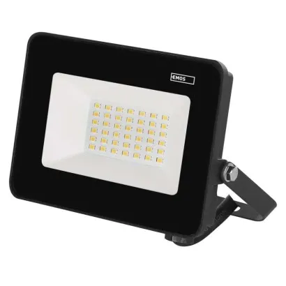 LED reflektor SIMPO 30W, fekete, természetes fehér