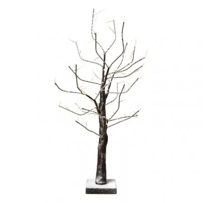 LED karácsonyfa, havas, 60 cm, 3x AA, beltéri, meleg fehér...