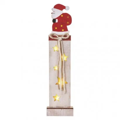 Karácsonyi LED dekoráció, fa – Télapó, 46 cm, 2x AA, belté...
