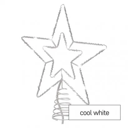 Standard LED sorolható karácsonyi csillag, 28,5 cm, kültér...