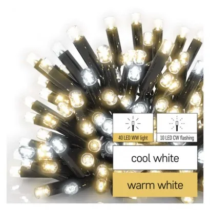 Karácsonyi Profi LED sorolható füzér, villogó – jégcsapok,...