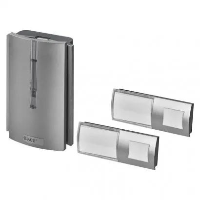 WIRELESS DOORCHIME&REPEATER AC, 2 BUTTONS