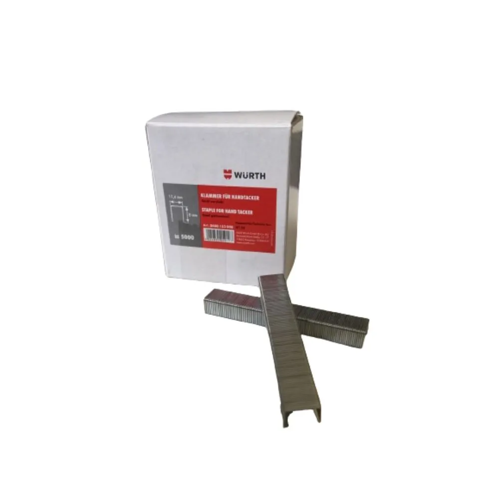 Würth Tűzőkapocs HT53 5000 darabos kézi és elektromos tűzőgéphez 11, 4 x 8 mm