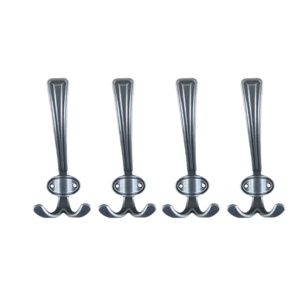 TULIP Rubico XL ófekete dupla fogas – 4 darabos szett csavarokkal