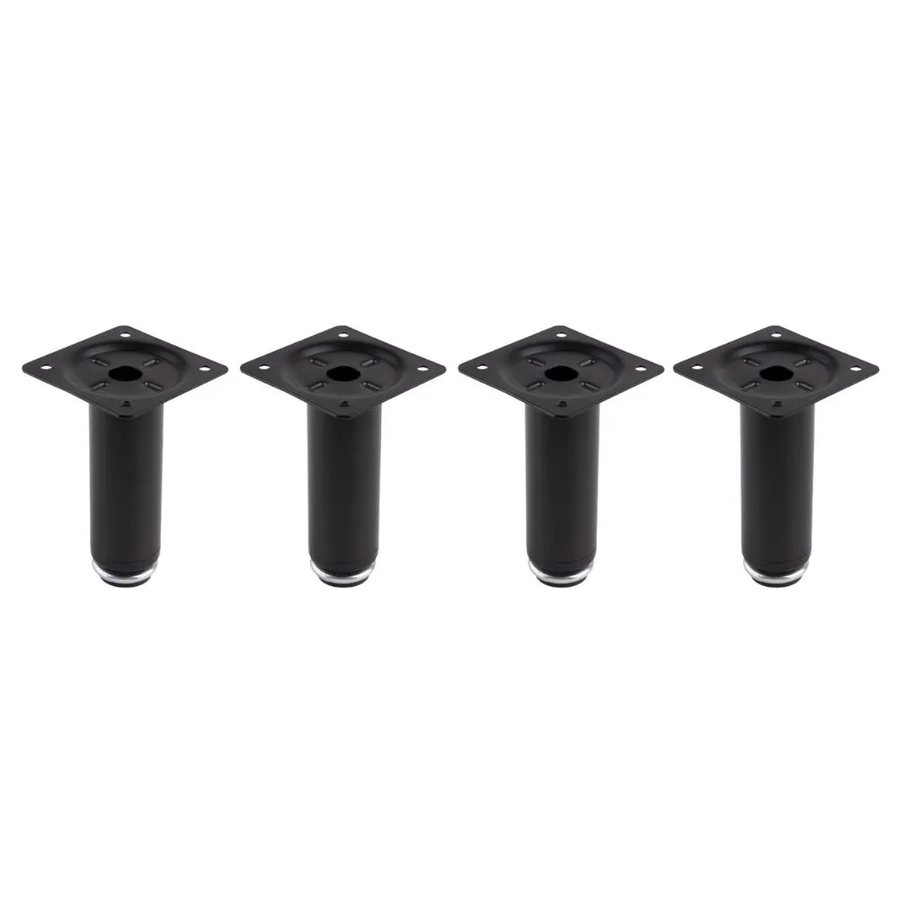 4 darabos szett StrongLegs bútor láb FS014, 100R mm, feket...