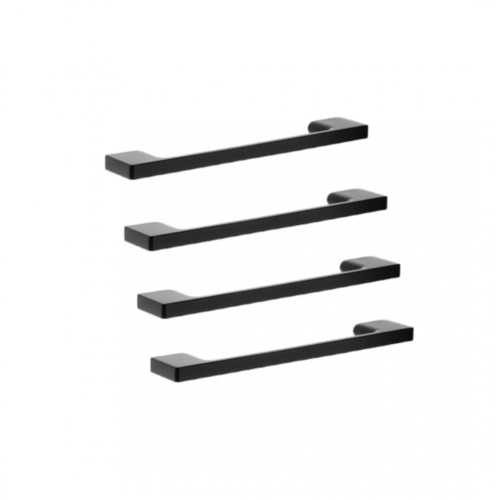4 darabos szett TULIP Fogantyú Nakana 96 fekete matt bútor...