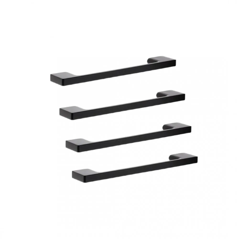 4 darabos szett TULIP Fogantyú Nakana 96 fekete matt bútor...