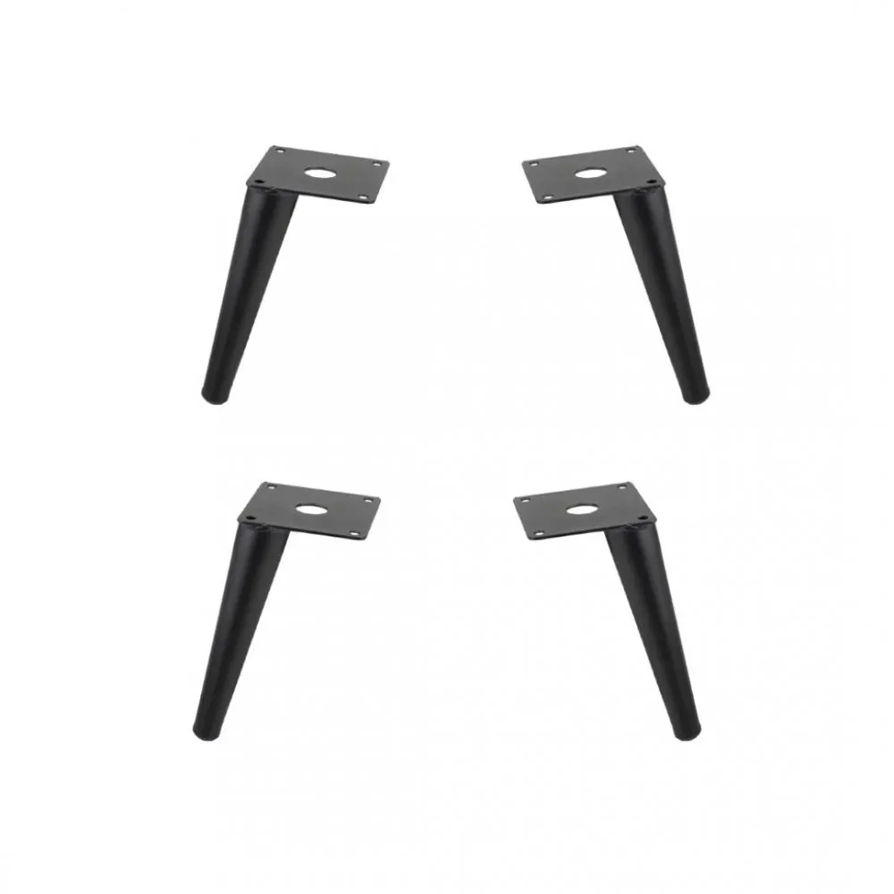 4 darabos bútorláb szett StrongLegs FS021, 150mm, fekete m...