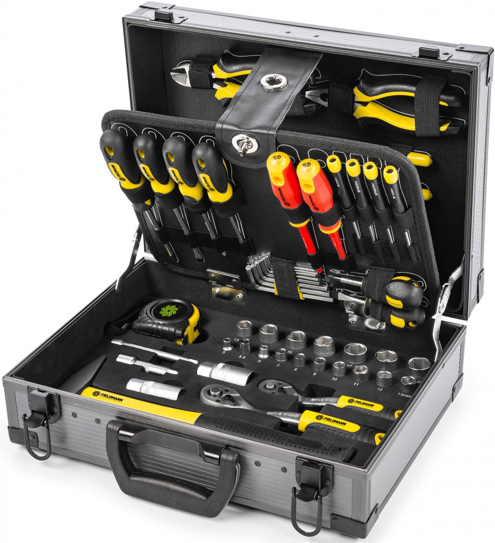 114 részes szett FIELDMANN FDG 5021-114R Szerszám készlet ...