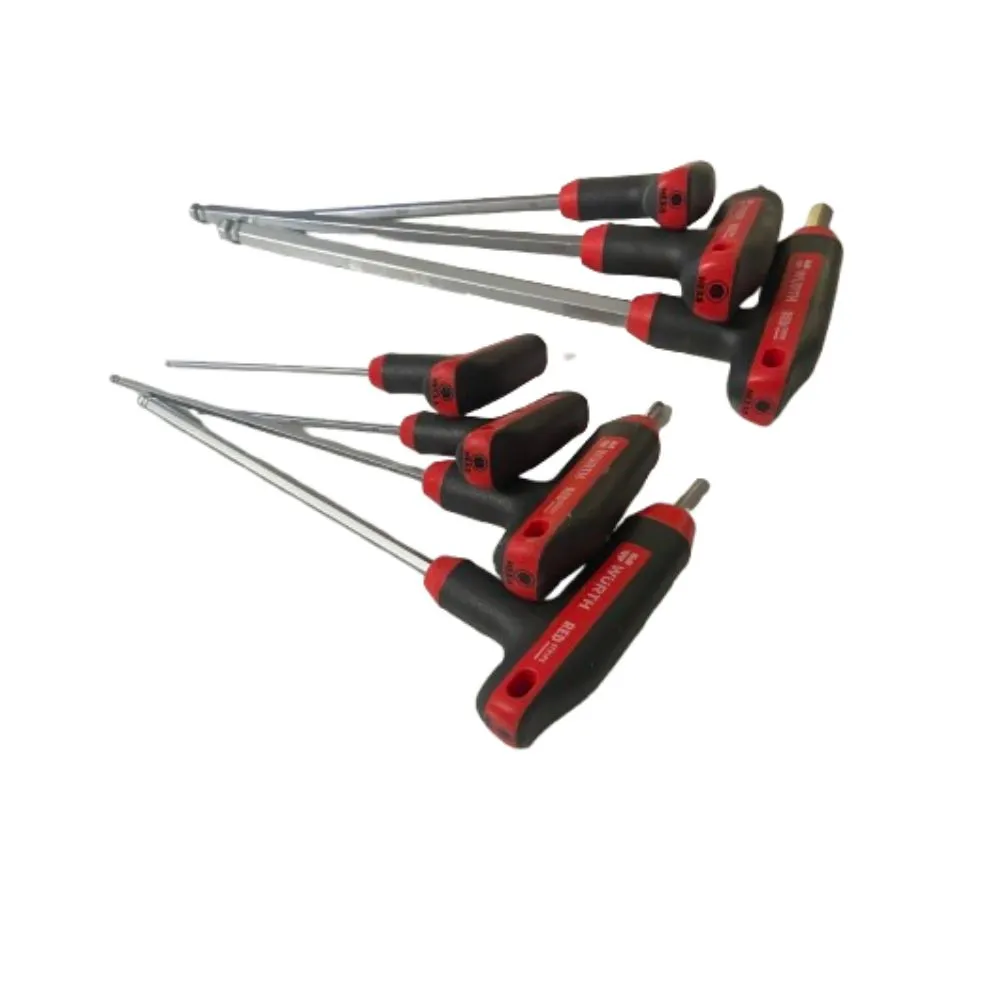 7 részes Würth Red Stripe T-nyelű imbusz csavarhúzó készle...