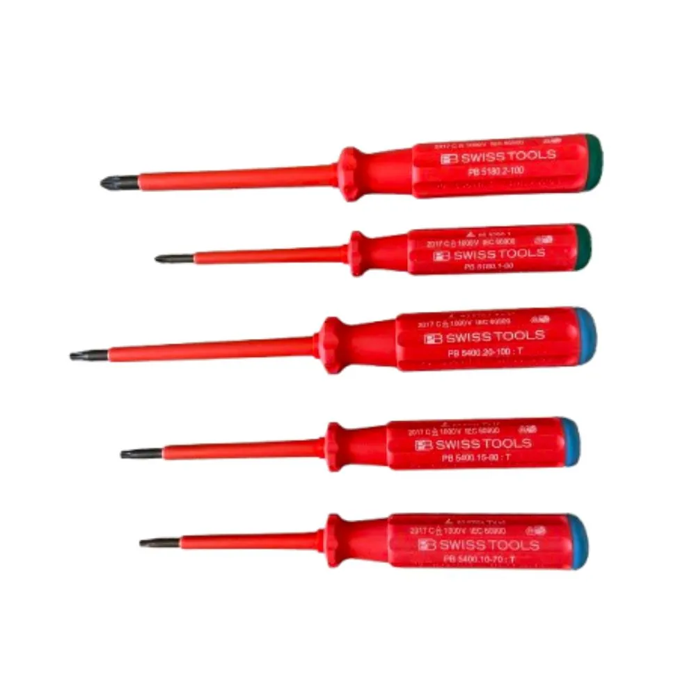 PB Swiss Tools 5 részes szigetelt villanyszerelő csavarhúz...