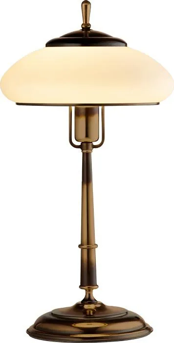 Agat Amplex asztali lámpa 49cm vezeték kapcsoló 1x E27 matt patina  krémszín