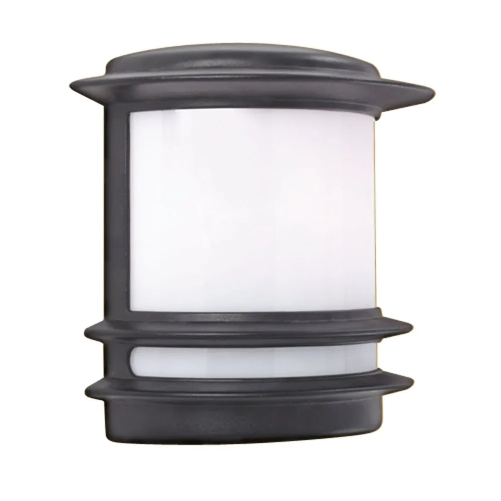 Stroud Searchlight fali lámpa 1x E27 IP44 fekete  opál