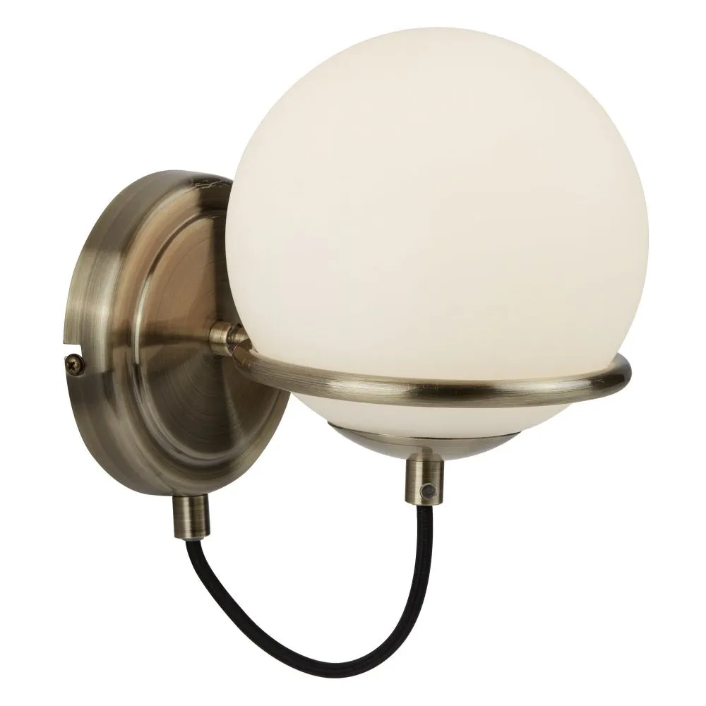 Sphere-SL Searchlight falikar lámpa 1x E14 antikolt réz  o...