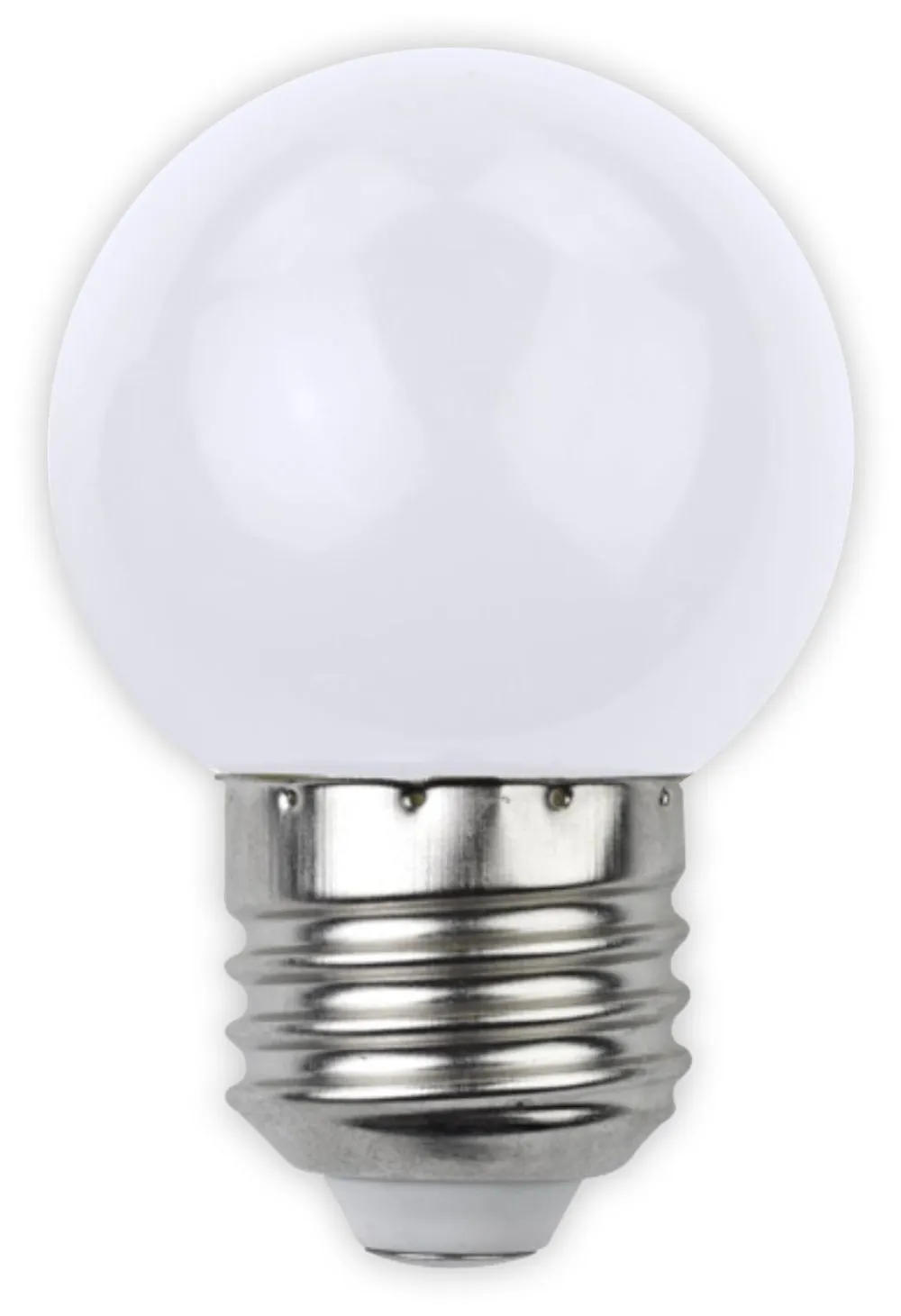Avide Dekor LED fényforrás G45 1W E27 Fehér
