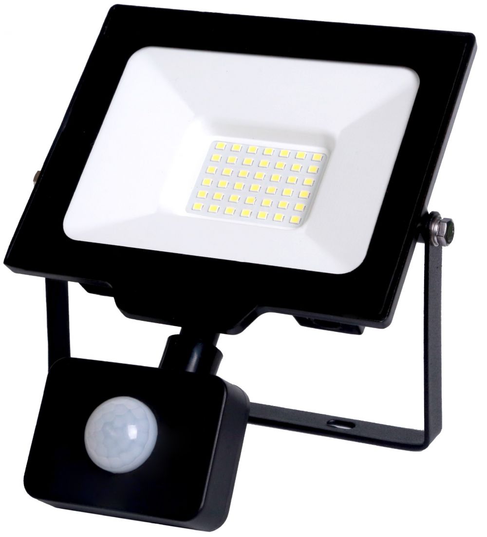 Avide LED Reflektor Slim SMD 30W CW 6400K Mozgásérzékelős ...