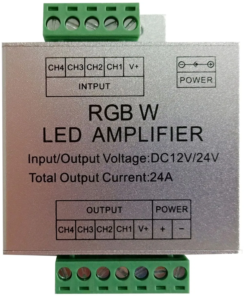 Avide LED Szalag 12V 288W RGB+W Jelerősítő