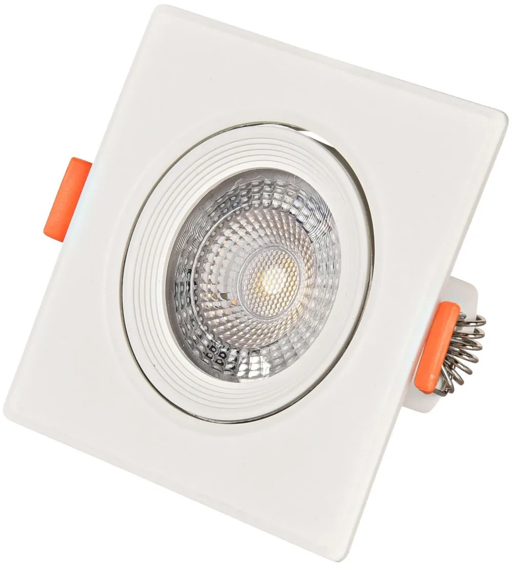 Avide LED Beépíthető Spot 38° Négyzetes 5W CW 6400K