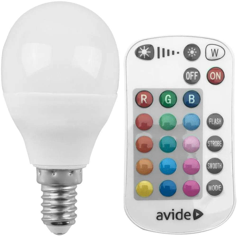 Avide Smart LED Mini Globe 4.9W RGB+W 2700K IR Távirányító...