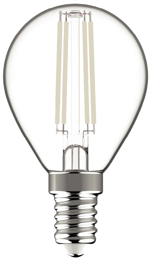 Avide LED White Filament Mini Globe 6.5W E14 WW 2700K