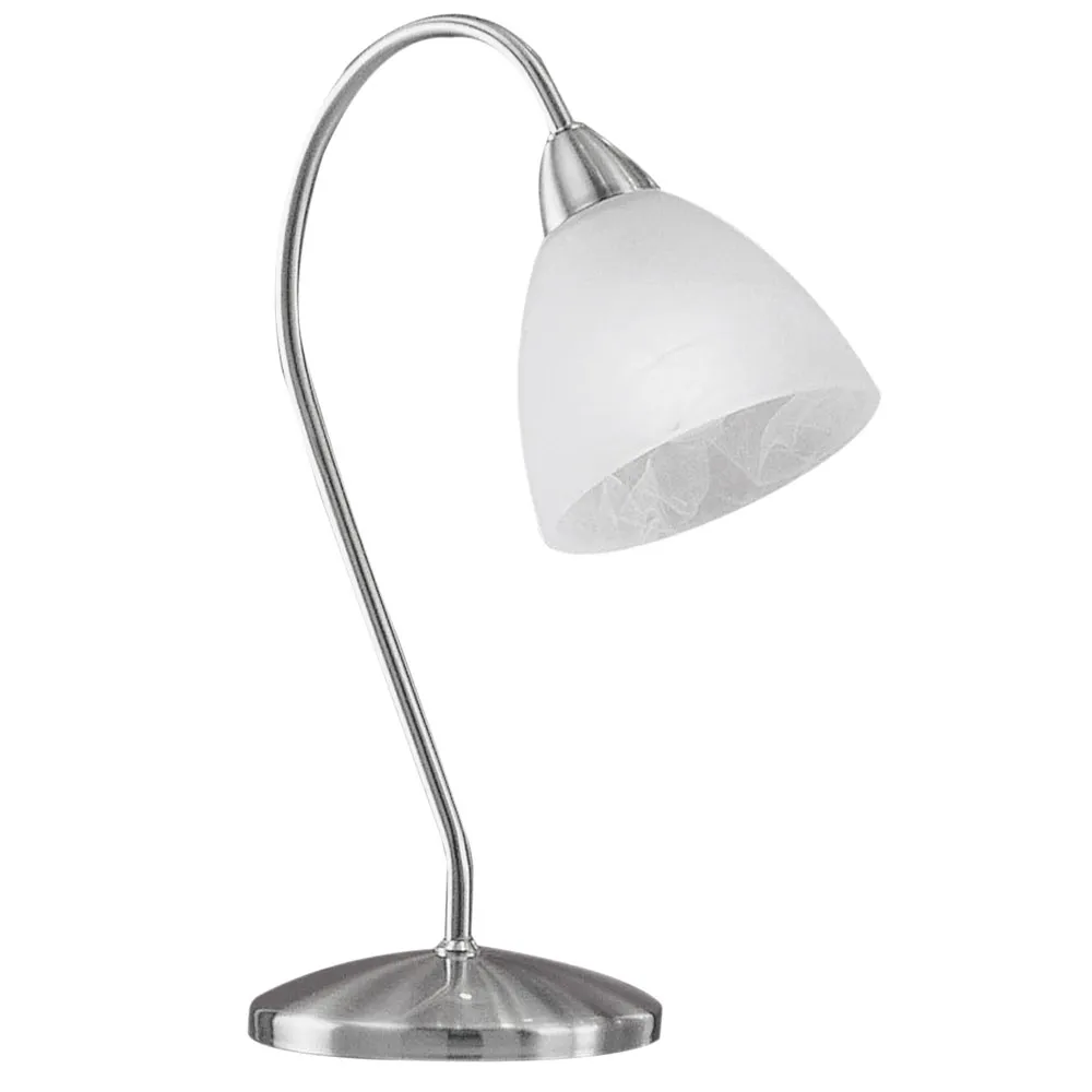 Beltéri asztali lámpa 40W E14 m.nikkel Pasto