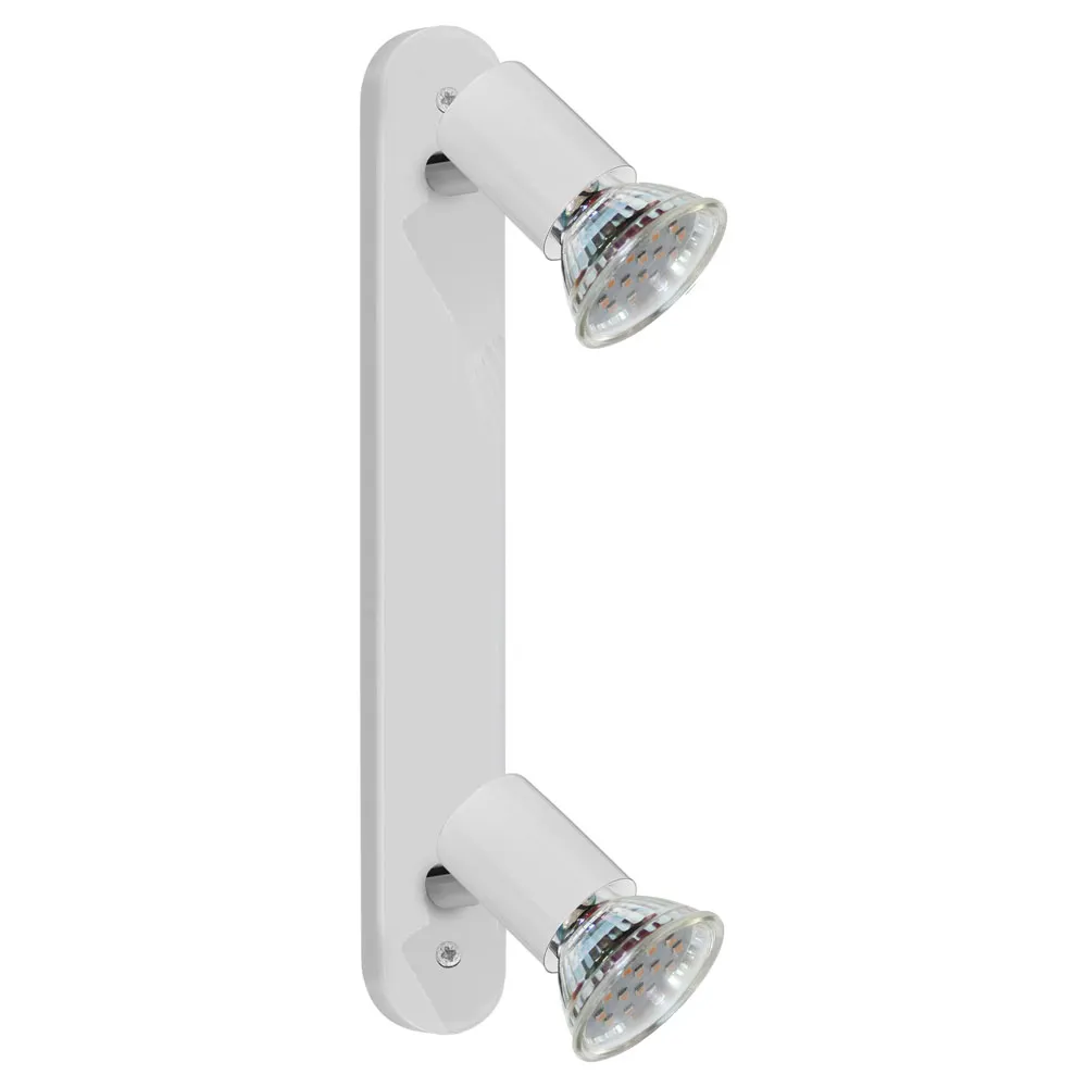 Beltéri LED fali lámpa GU10 2x3W fehér Mini