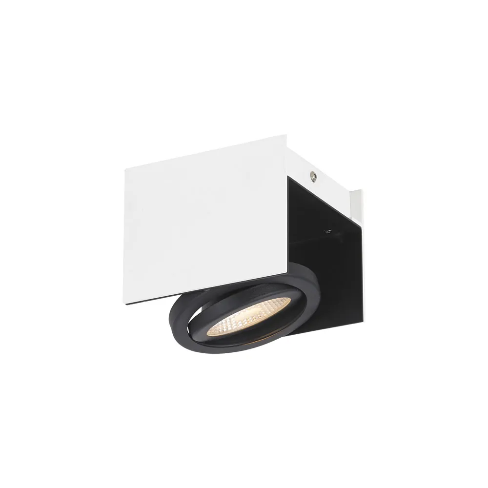 Beltéri LED mennyezeti lámpa 5,4W fehér/fekete Vidago