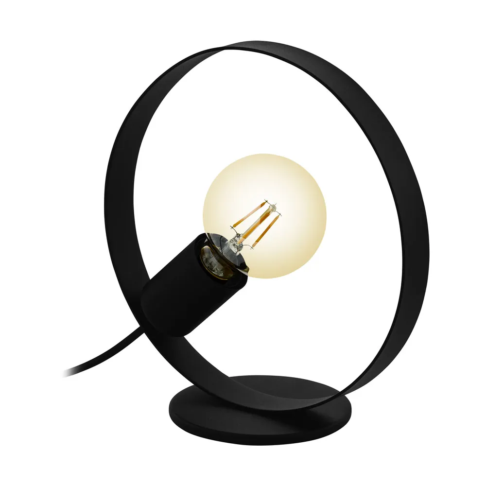 Asztali lámpa E27 1x40W fekete Frijolas
