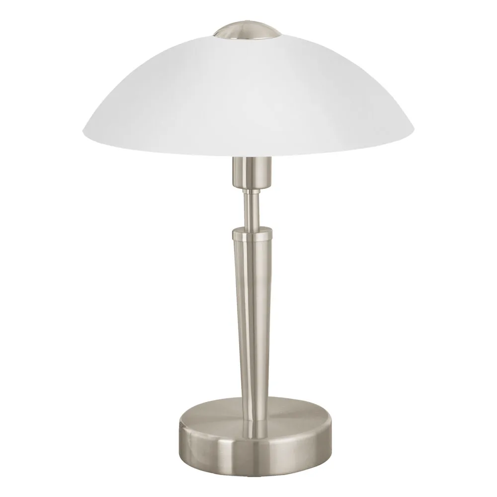 Asztali lámpa E14 1*60W m.nikkel Solo 