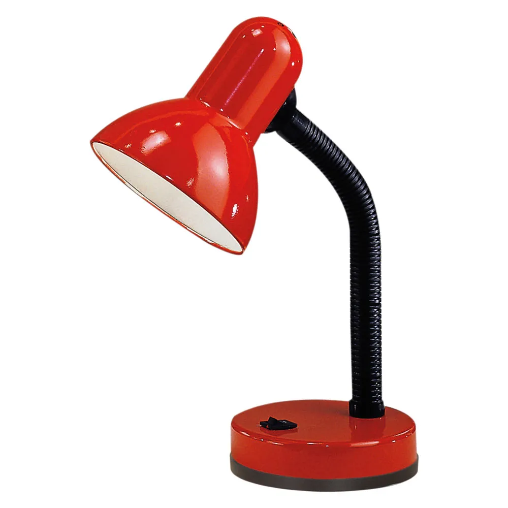 Írósztali lámpa 1*40W piros Basic