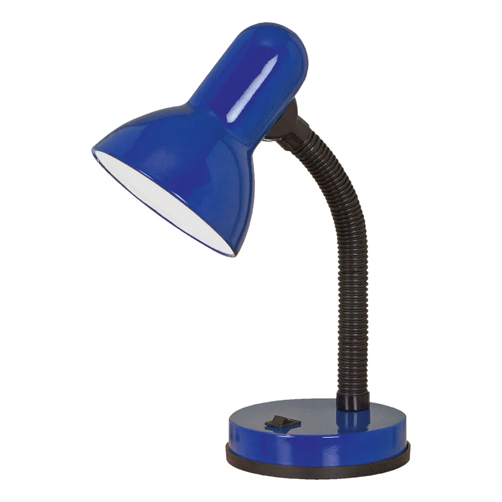 Írósztali lámpa 1*40W kék Basic