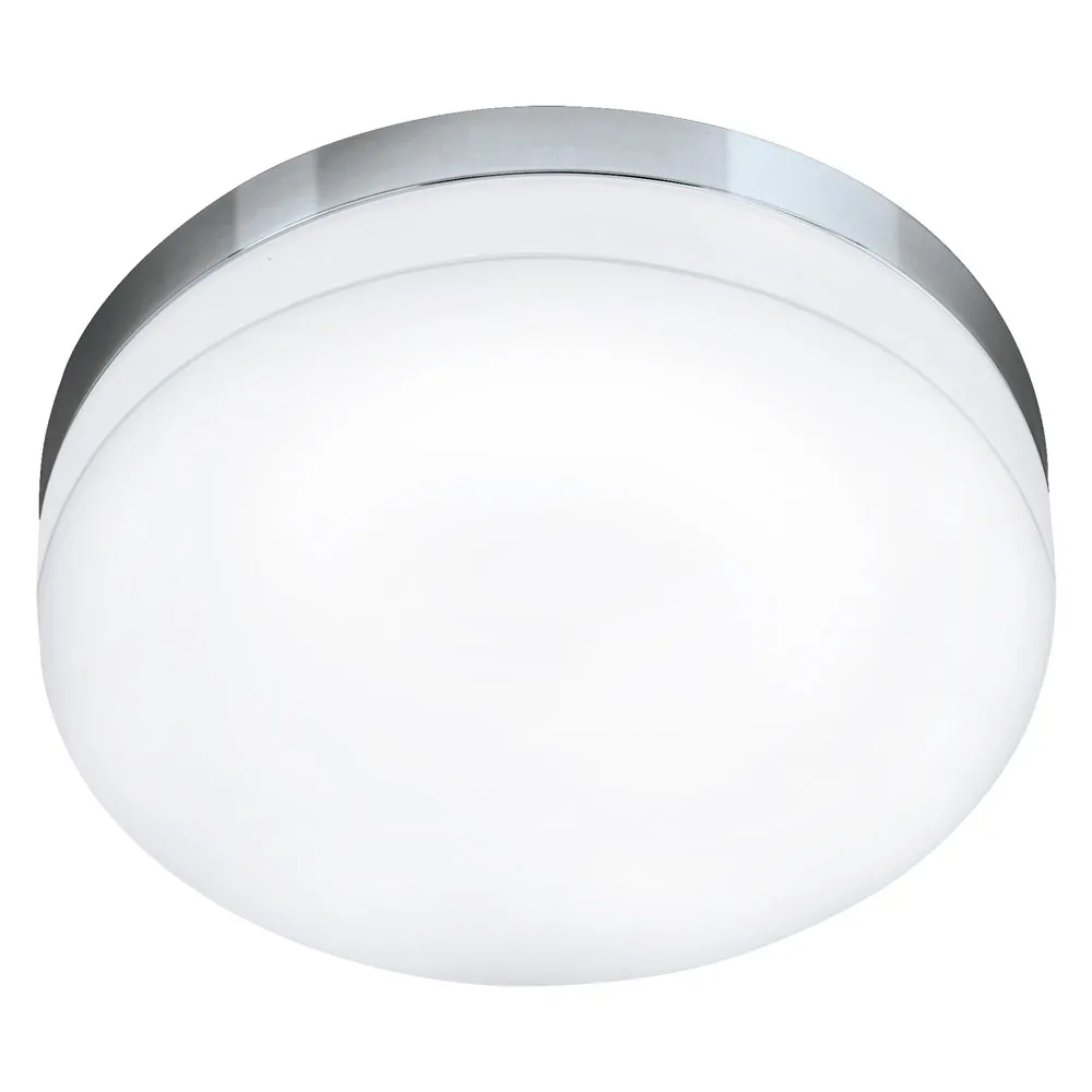 Beltéri LED mennyezeti lámpa 16W króm/fehér IP54 Lora