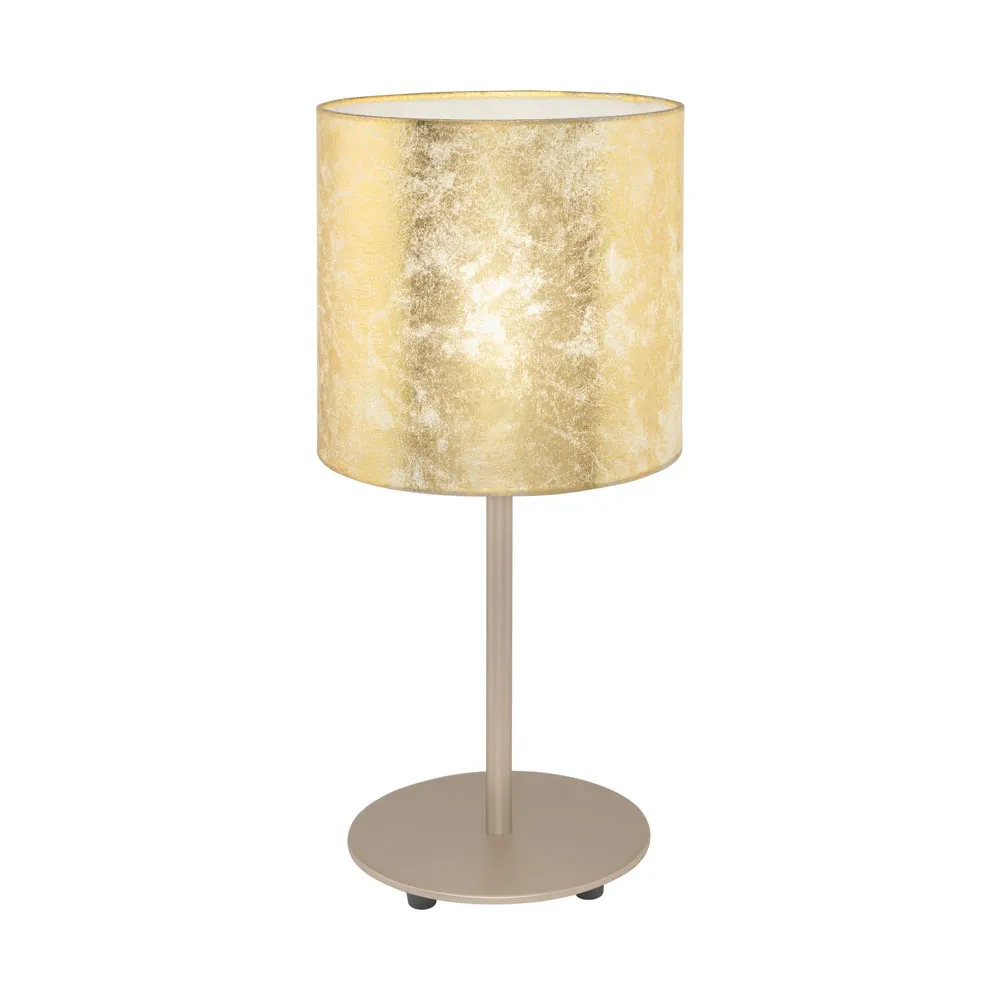 Asztali lámpa E27 1x60W pezsgő/arany Viserbella
