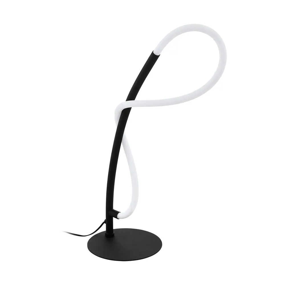LED asztali lámpa 5,5W fekete/fehér Egidonella