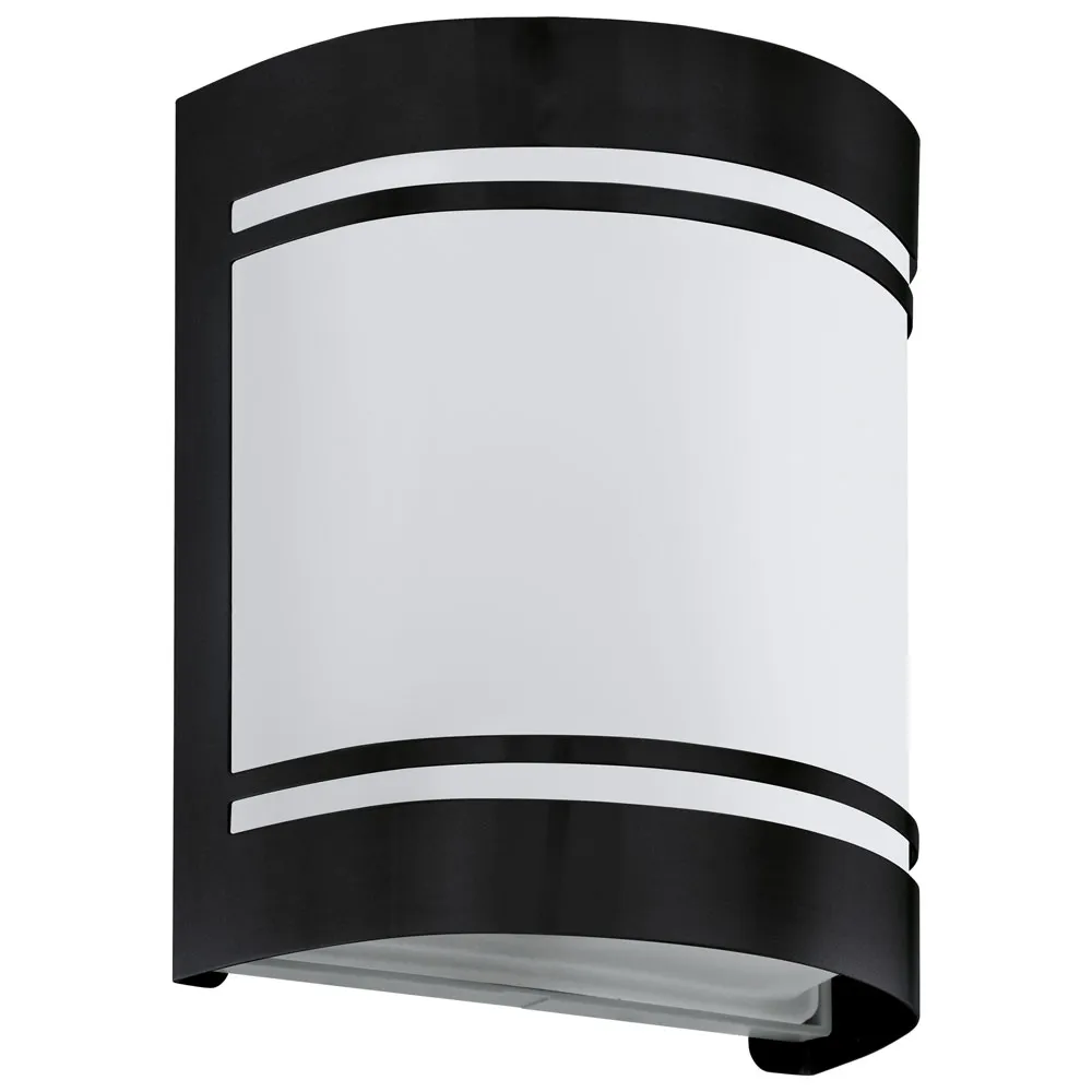 Kültéri fali lámpa E27 40W fekete IP44 Cerno