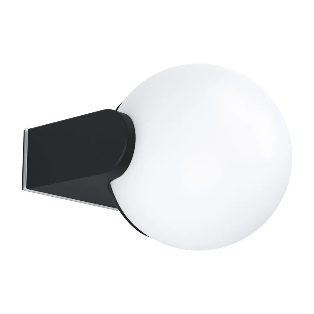 Kültéri fali lámpa E27 15W feket/fehér IP44 Rubio