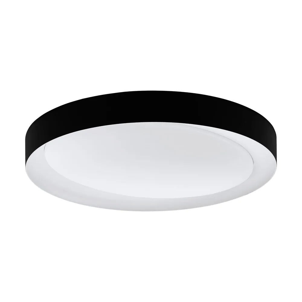 Beltéri LED mennyezeti lámpa 24W49cm fekete/fehér Laurito...
