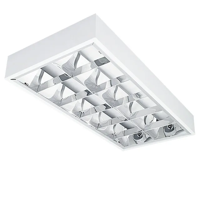Ipari mennyezeti lámpa, tükrös T8 2x18W fehér NOTUS 