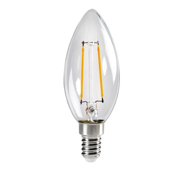 XLED LED filament izzó E14 2,5W 250lm meleg fehér