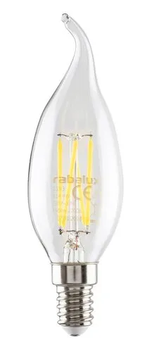 Filament LED izzó E14 4,2W 470lm természetes fehér