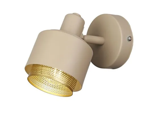 Beltéri fali lámpa E14 40W arany/világosbarna Fedora