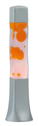 Beltéri dekorációs asztali lámpa E14 25W narancs/üveg Mars...