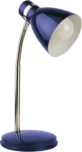 Íróasztali lámpa E14 40W kék Patric