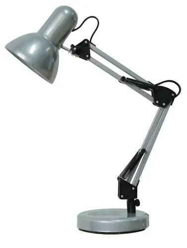 Íróasztali lámpa E27 60W ezüst Samson
