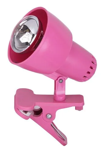 Íróasztali lámpa E14 40W rózsaszín Clip