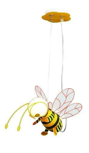 Gyereklámpa, függeszték E27 40W többszínű Bee