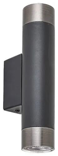 Beltéri fali lámpa GU10 2x5W matt fekete Zircon