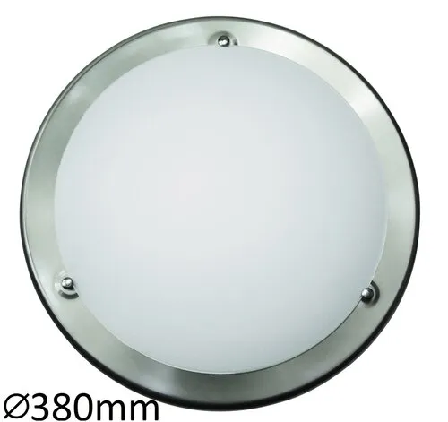 Beltéri mennyezeti lámpa E27 2x60W szatin króm Ufo