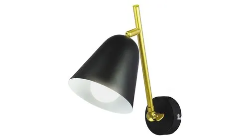 Beltéri fali lámpa E14 40W fekete/arany Alder 